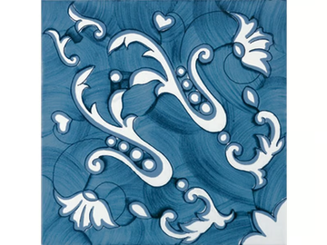FIORI SCURI LOBRA TURCHESE - Ceramic wall tiles / flooring by FRANCESCO DE MAIO - view 2
